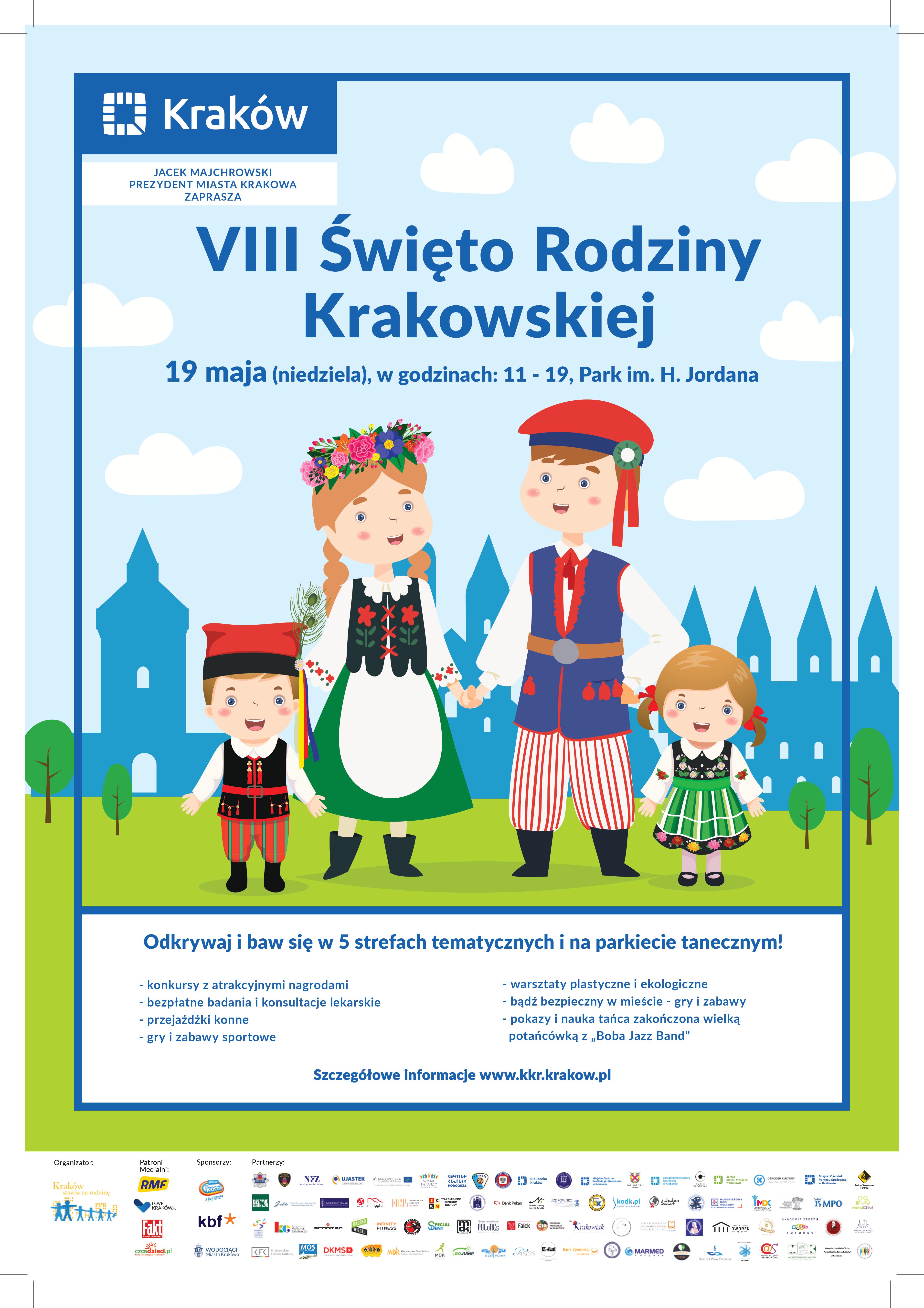 plakat VIII Święto Rodziny Krakowskiej
