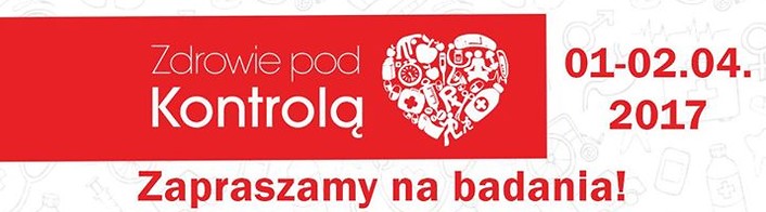 Zdrowie pod kontrolą - plakat