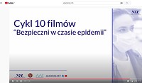 Infografika cyklu Bezpieczni w czasie epidemii