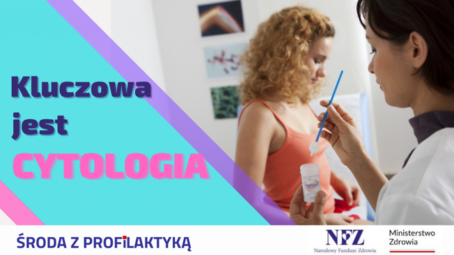 Grafika Środa z Profilaktyką: Rak szyjki macicy