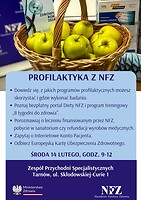 Plakat informacyjny Profilaktyka z NFZ