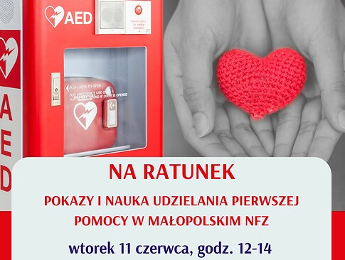 Pierwsza pomoc - plakat informacyjny