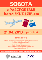 Plakat informujący o Dniu Otwartym