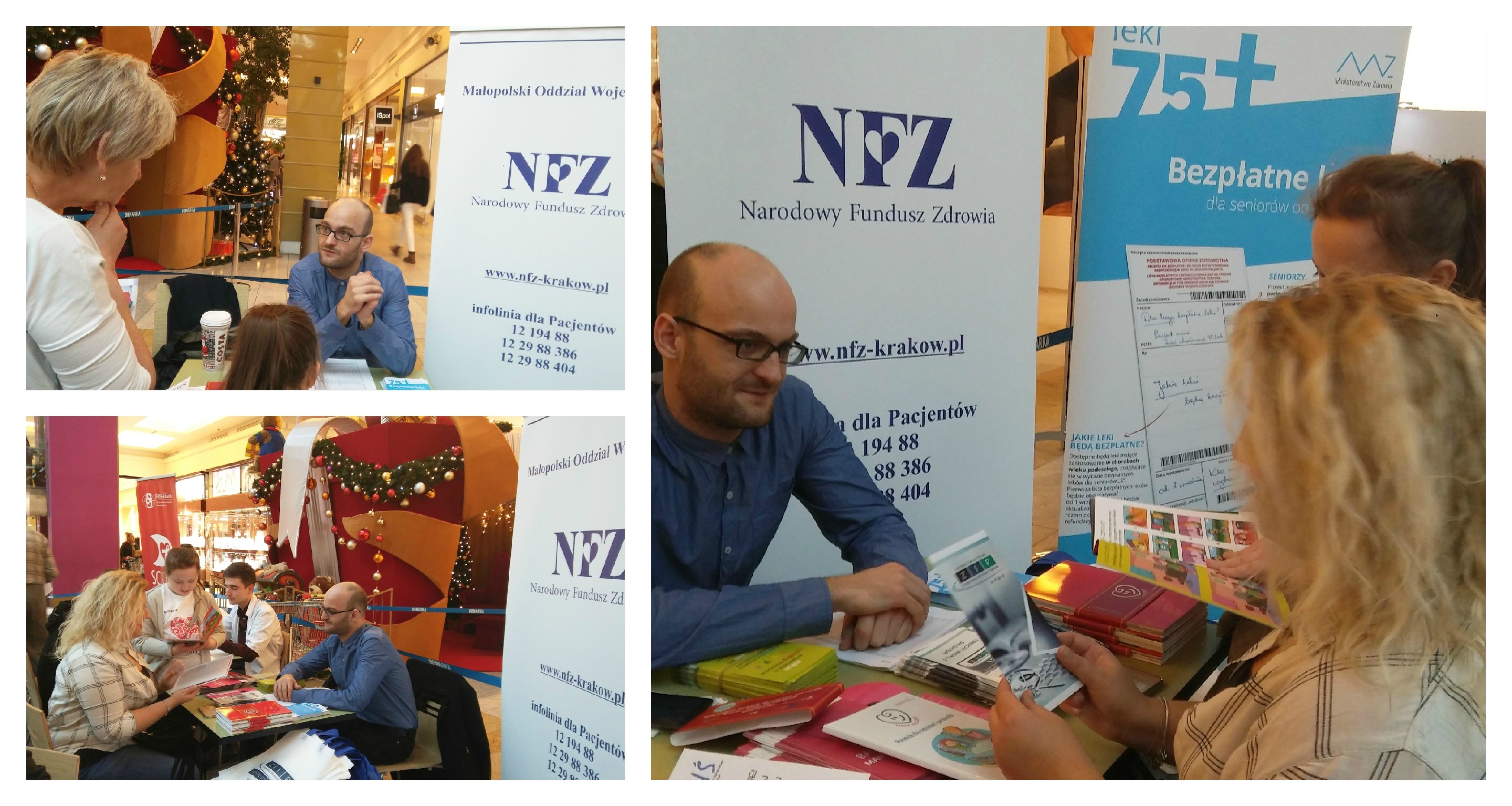 Kolaż zdjęć - Zdrowie pod kontrolą w CH Bonarka